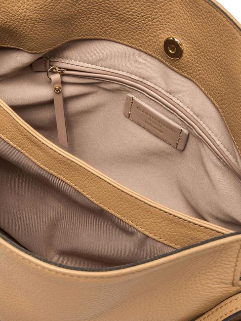 LEILA Borsa sacca in pelle nature - Borse Donna
