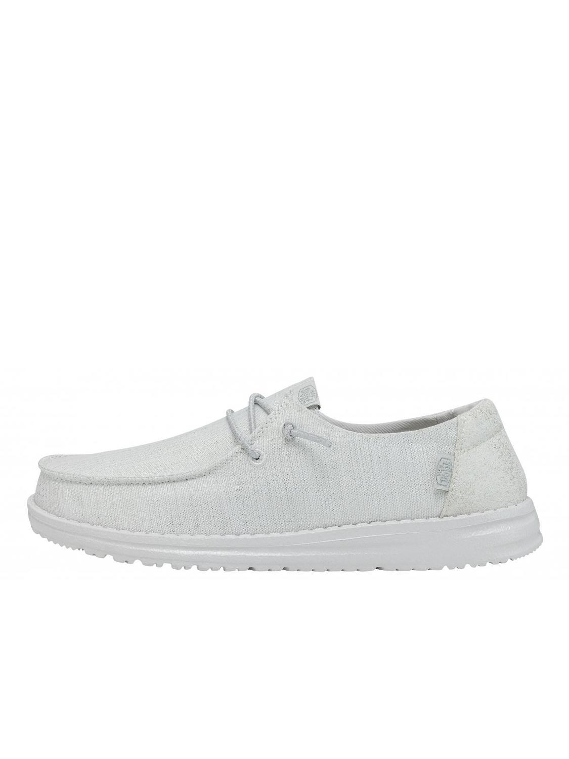 Scarpe Hey Dude Wendy Glitter - Moc Toe Donna, Tessuto Metallico, Comode E Leggere - Foto 7