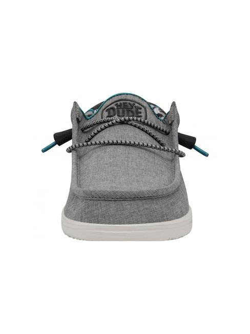 WALLY H2O Scarpa mocassino in tessuto stretch graphite - Scarpe Uomo