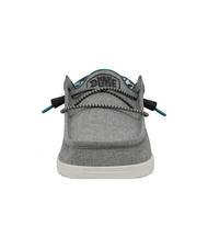 HEY DUDE WALLY H2O Scarpa mocassino in tessuto stretch graphite - Scarpe Uomo - 3