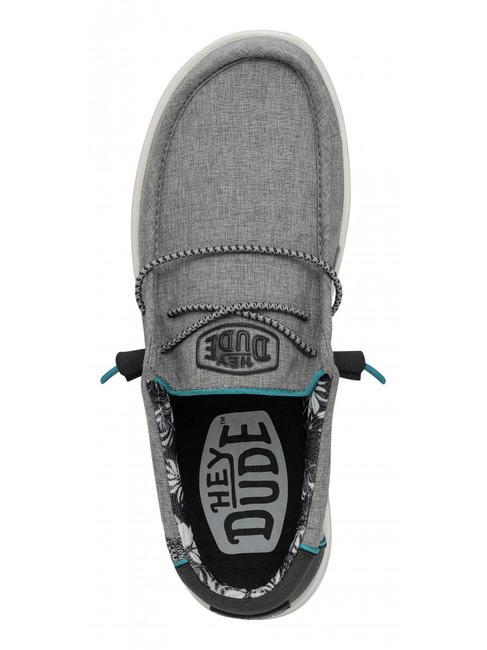 WALLY H2O Scarpa mocassino in tessuto stretch graphite - Scarpe Uomo