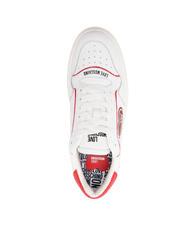 LOVE MOSCHINO BOLD 40 MIX Sneakers bianco/rosso - Scarpe Donna - 5