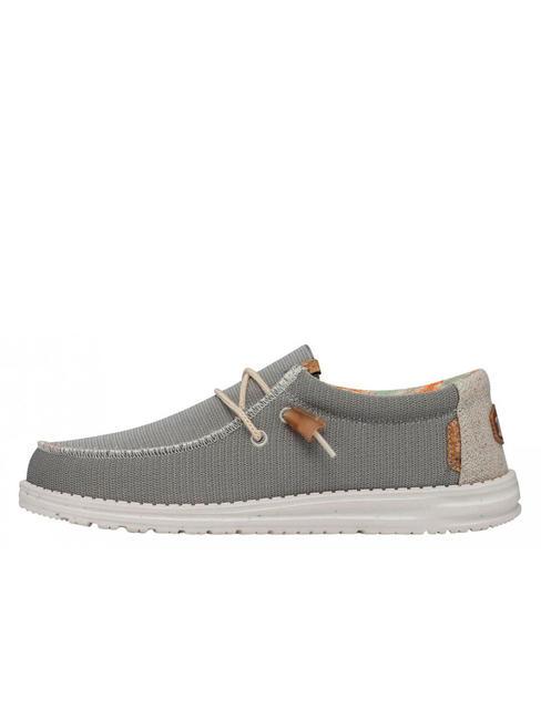 WALLY KNIT Scarpa easy on in tessuto a maglie cobblestone - Scarpe Uomo