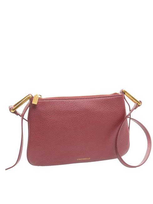 MAGIE Borsa piccola a tracolla in pelle garnet red - Borse Donna