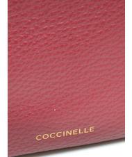 COCCINELLE MAGIE Borsa piccola a tracolla in pelle garnet red - Borse Donna - 3