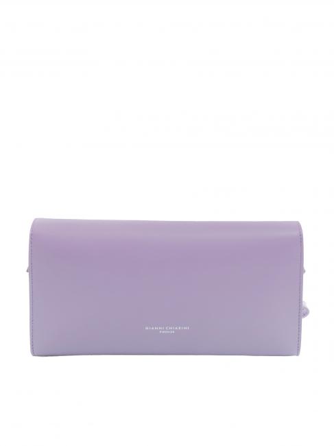 LILY Pochette clutch in pelle con tracolla glicine - Borse Donna