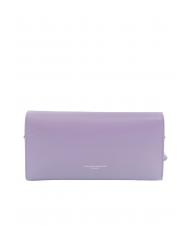 GIANNI CHIARINI LILY Pochette clutch in pelle con tracolla glicine - Borse Donna - 4