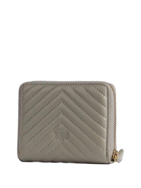 TAYLOR Quilted Portafoglio Zip Around noce-antique gold - Portafogli Donna