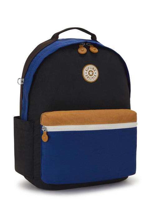 DAMIEN M Zaino con porta pc 13" duo blue beige - Zaini Scuola & Tempo Libero