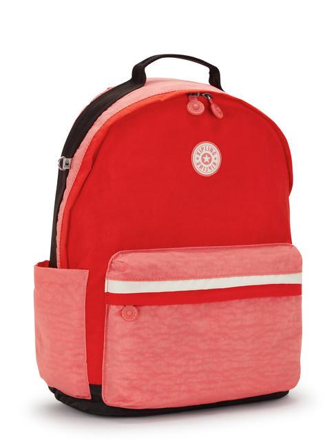 DAMIEN L Zaino con porta pc 15.6" tango pink block - Zaini Scuola & Tempo Libero