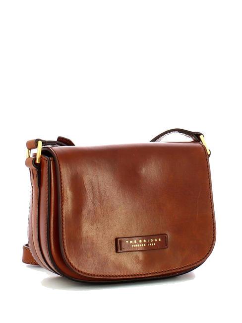 VITTORIA Mini bag a tracolla, in pelle MARRONE - Borse Donna