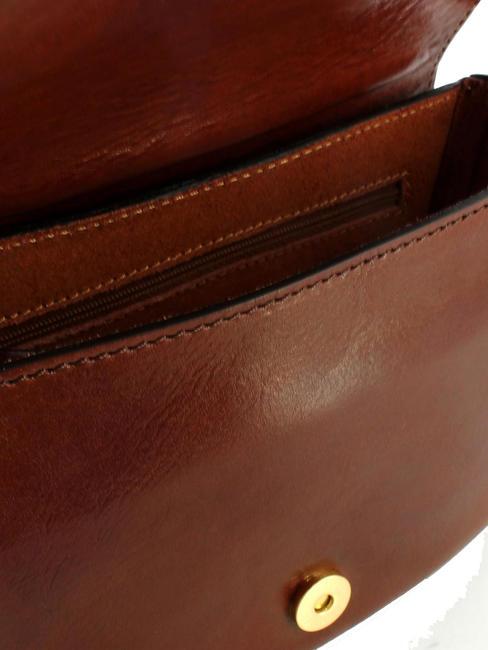 VITTORIA Mini bag a tracolla, in pelle MARRONE - Borse Donna