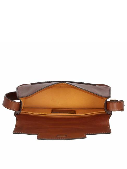 LUCREZIA Borsa a spalla, in pelle MARRONE - Borse Donna