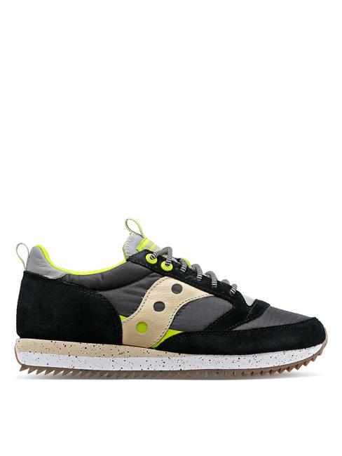 JAZZ 81 Sneakers black/acid lime - Scarpe Uomo