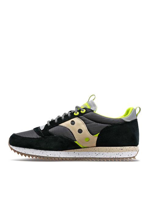 JAZZ 81 Sneakers black/acid lime - Scarpe Uomo