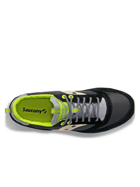 JAZZ 81 Sneakers black/acid lime - Scarpe Uomo