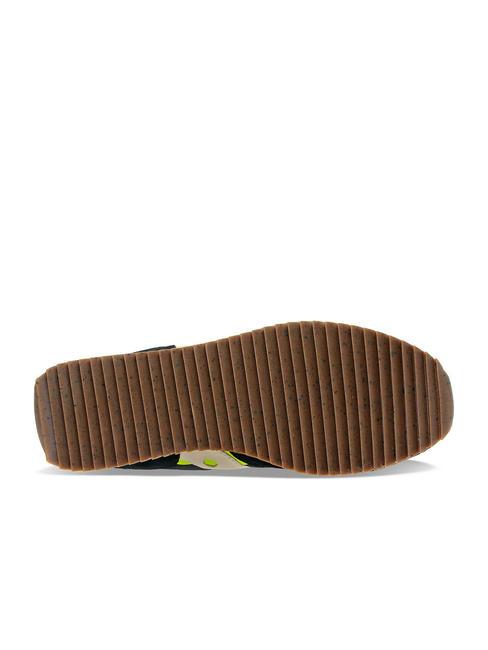 JAZZ 81 Sneakers black/acid lime - Scarpe Uomo