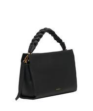 COCCINELLE BOHEME GRANA DOUBLE Borsa in pelle martellata con tracolla noir/cuir - Borse Donna - 3