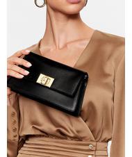 FURLA ZOE Frame bag con catenella Nero - Borse Donna - 5