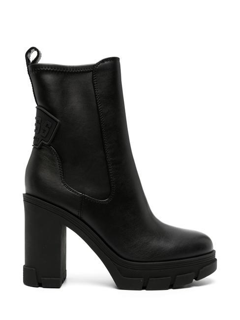 XENO Stivaletti alti con plateau NERO - Scarpe Donna