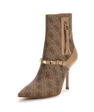 GUESS AYLO3 Stivaletti tronchetti alti Beige/Brown - Scarpe Donna - 3