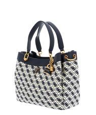 GUESS SHEMARA Borsa jacquard con tracolla navy logo - Borse Donna - 2