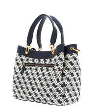 GUESS SHEMARA Borsa jacquard con tracolla navy logo - Borse Donna - 3