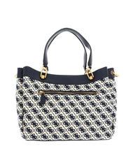 GUESS SHEMARA Borsa jacquard con tracolla navy logo - Borse Donna - 4