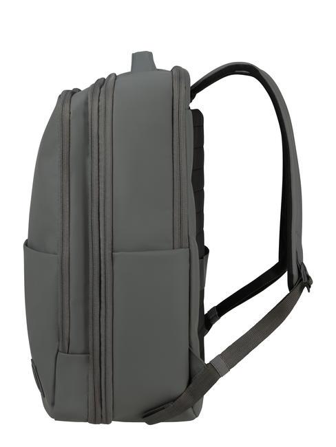 WANDER LAST Zaino donna espandibile, porta pc 15.6" gunmetal green - Zaini da lavoro porta PC