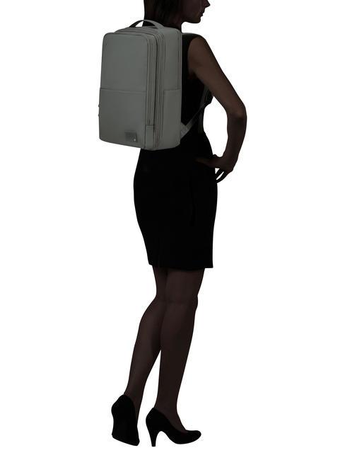 WANDER LAST Zaino donna espandibile, porta pc 15.6" gunmetal green - Zaini da lavoro porta PC