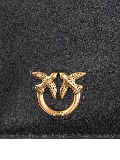 AIRONE Portacard / Portamonete nero-antique gold - Portafogli Donna