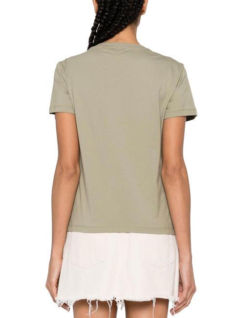 QUENTIN T-shirt con applicazione gioiello verde vertiver - T-shirt e Top Donna