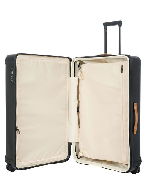 CAPRI Trolley extra grande con porta USB Nero - Trolley Rigidi