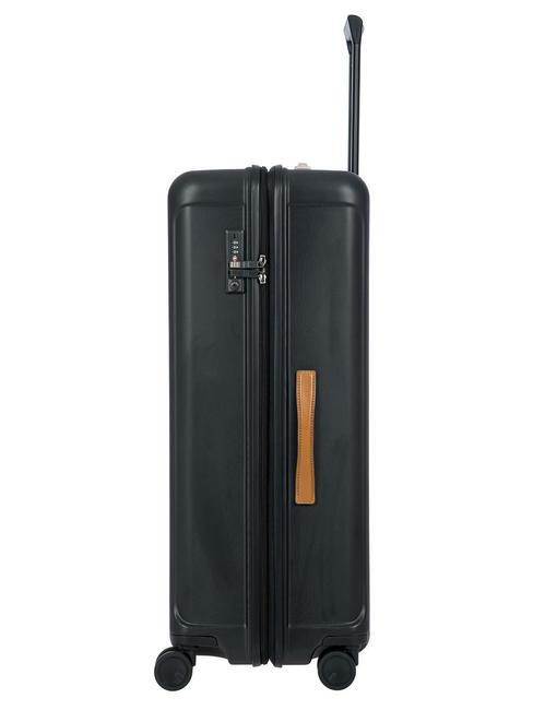 CAPRI Trolley extra grande con porta USB Nero - Trolley Rigidi