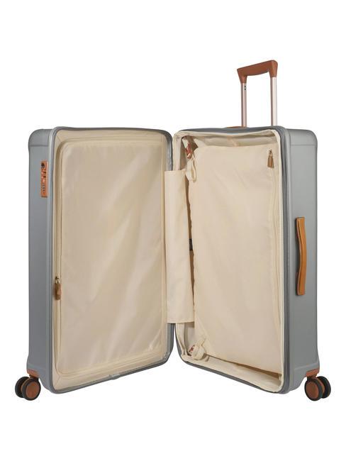 CAPRI Trolley grande con porta USB SILVER - Trolley Rigidi