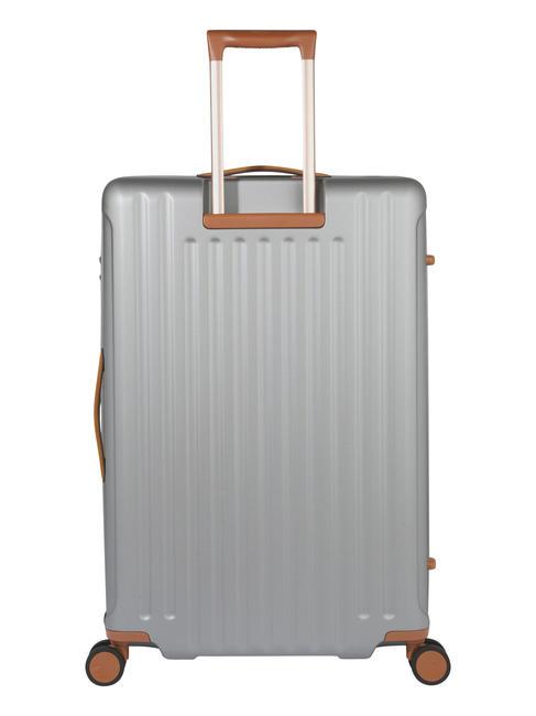CAPRI Trolley grande con porta USB SILVER - Trolley Rigidi