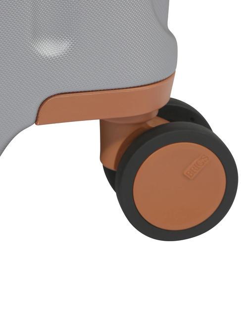 CAPRI Trolley grande con porta USB SILVER - Trolley Rigidi