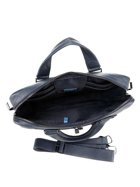 MODUS RESTYLING Cartella in pelle porta pc 14" blu - Cartelle Lavoro