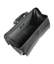 PIQUADRO BLACK SQUARE Doctor Bag in pelle, porta PC 13" Nero - Cartelle Lavoro - 4