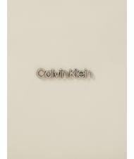 CALVIN KLEIN ELEVATED SOFT Borsa sacca grande a spalla dark ecru - Borse Donna - 3