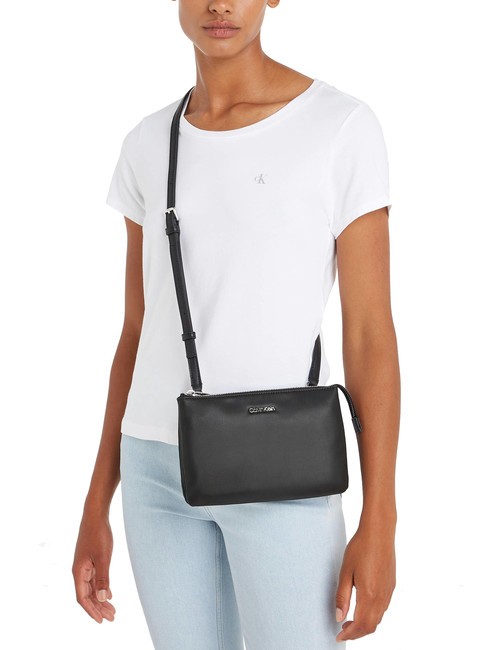 CK MUST EW DOUBLE Mini bag a tracolla ckblack - Borse Donna