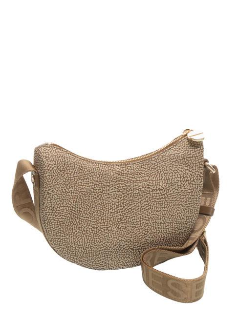 HOBO LUNA MINI ECO LINE Borsa sacca a tracolla beige brown - Borse Donna
