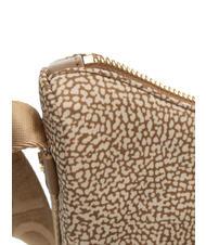 BORBONESE HOBO LUNA MINI ECO LINE Borsa sacca a tracolla beige brown - Borse Donna - 3
