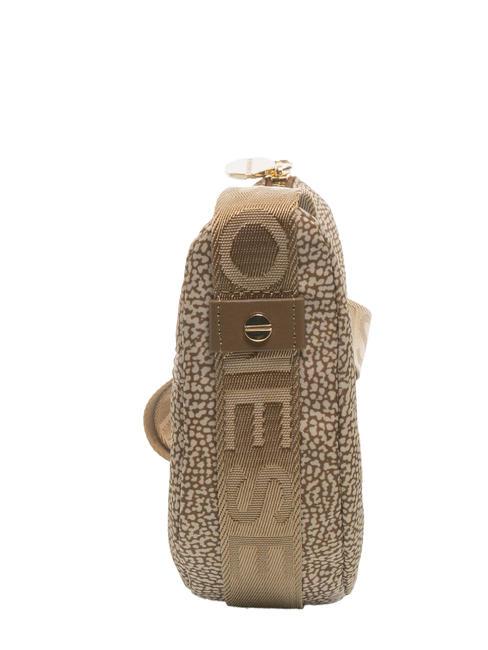 HOBO LUNA MINI ECO LINE Borsa sacca a tracolla beige brown - Borse Donna