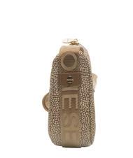 BORBONESE HOBO LUNA MINI ECO LINE Borsa sacca a tracolla beige brown - Borse Donna - 4