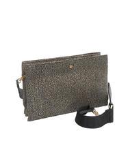 BORBONESE L'ECOLE NYLON Borsa tracolla tre scomparti OP/NATURALE/NERO - Borse Donna - 2