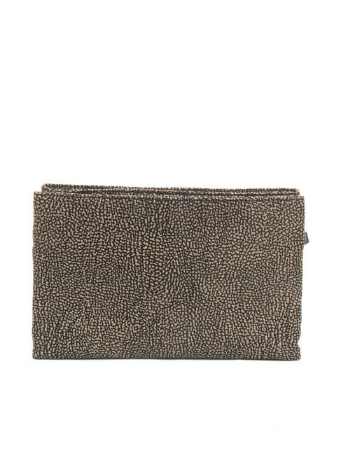 L'ECOLE NYLON Borsa tracolla tre scomparti OP/NATURALE/NERO - Borse Donna