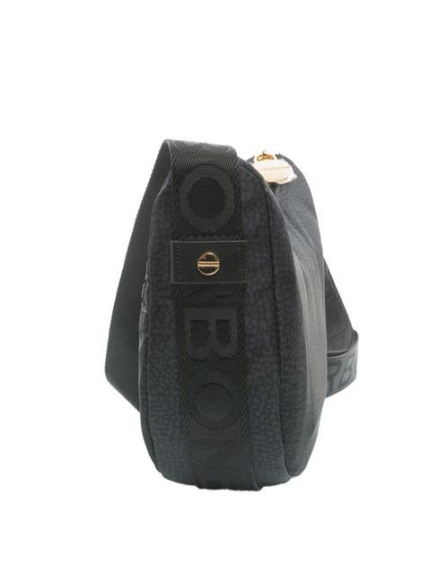 HOBO LUNA MINI ECO LINE Borsa sacca a tracolla dark black - Borse Donna