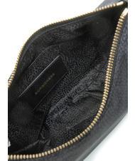 BORBONESE HOBO LUNA MINI ECO LINE Borsa sacca a tracolla dark black - Borse Donna - 5
