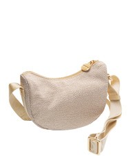BORBONESE HOBO LUNA MINI ECO LINE Borsa sacca a tracolla sabbia - Borse Donna - 2